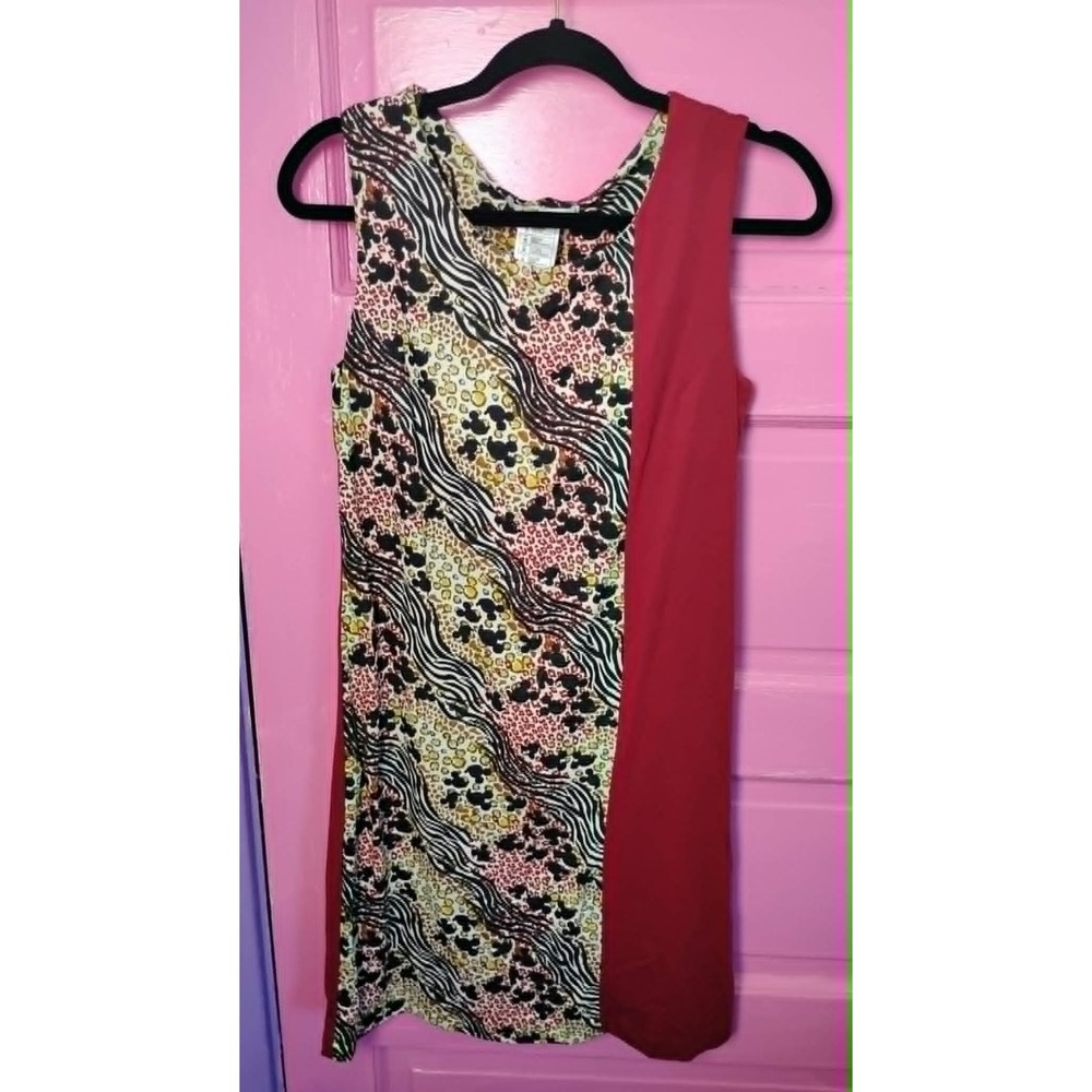 Disney Parks Animal Print Animal Kingdom Mickey Mouse Dress Small New NWT